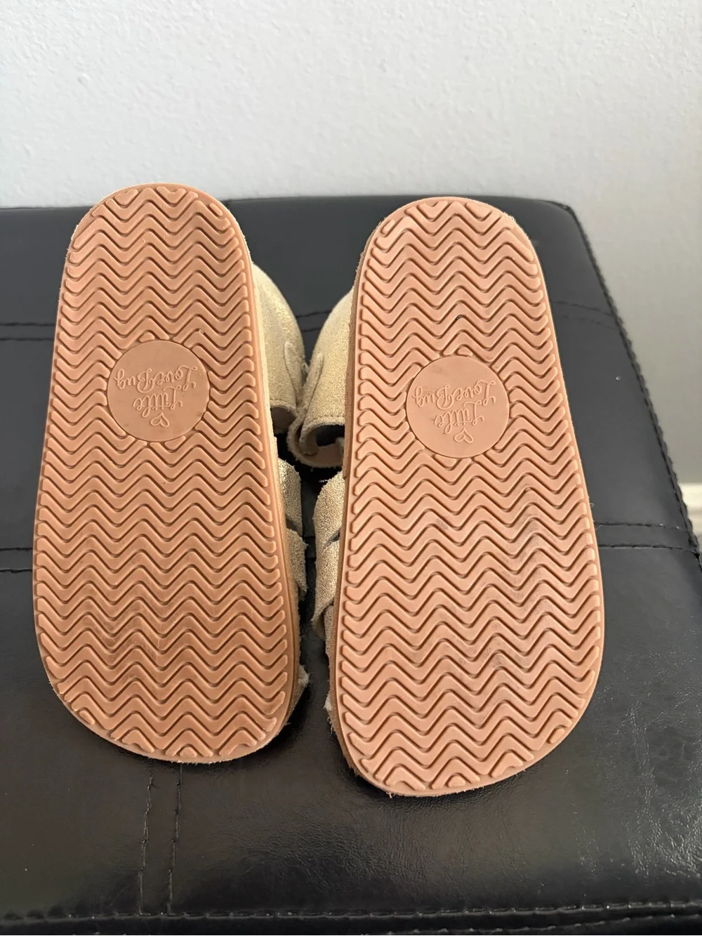 Little Love Bug Gold Sandals - Comfortable T-Strap Design - Toddler 9